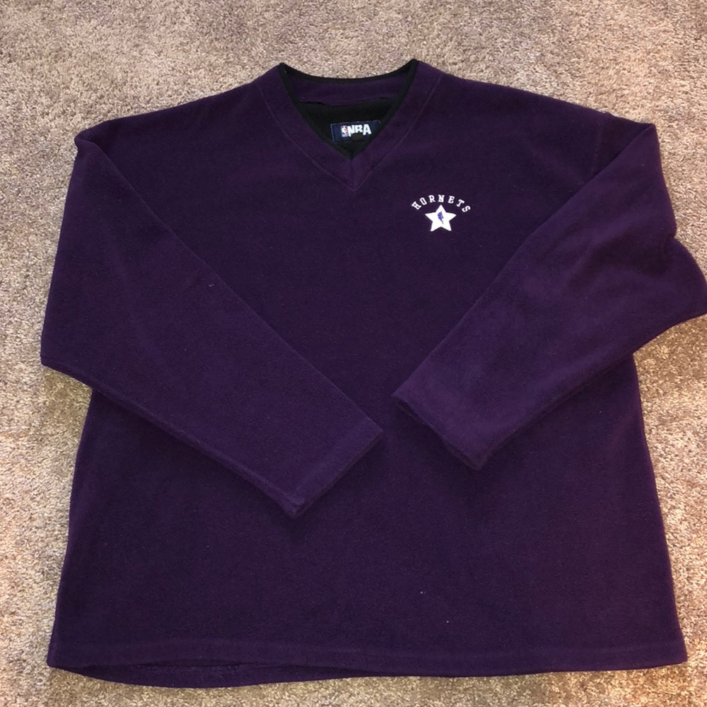 Charlotte hornets fleece pullover